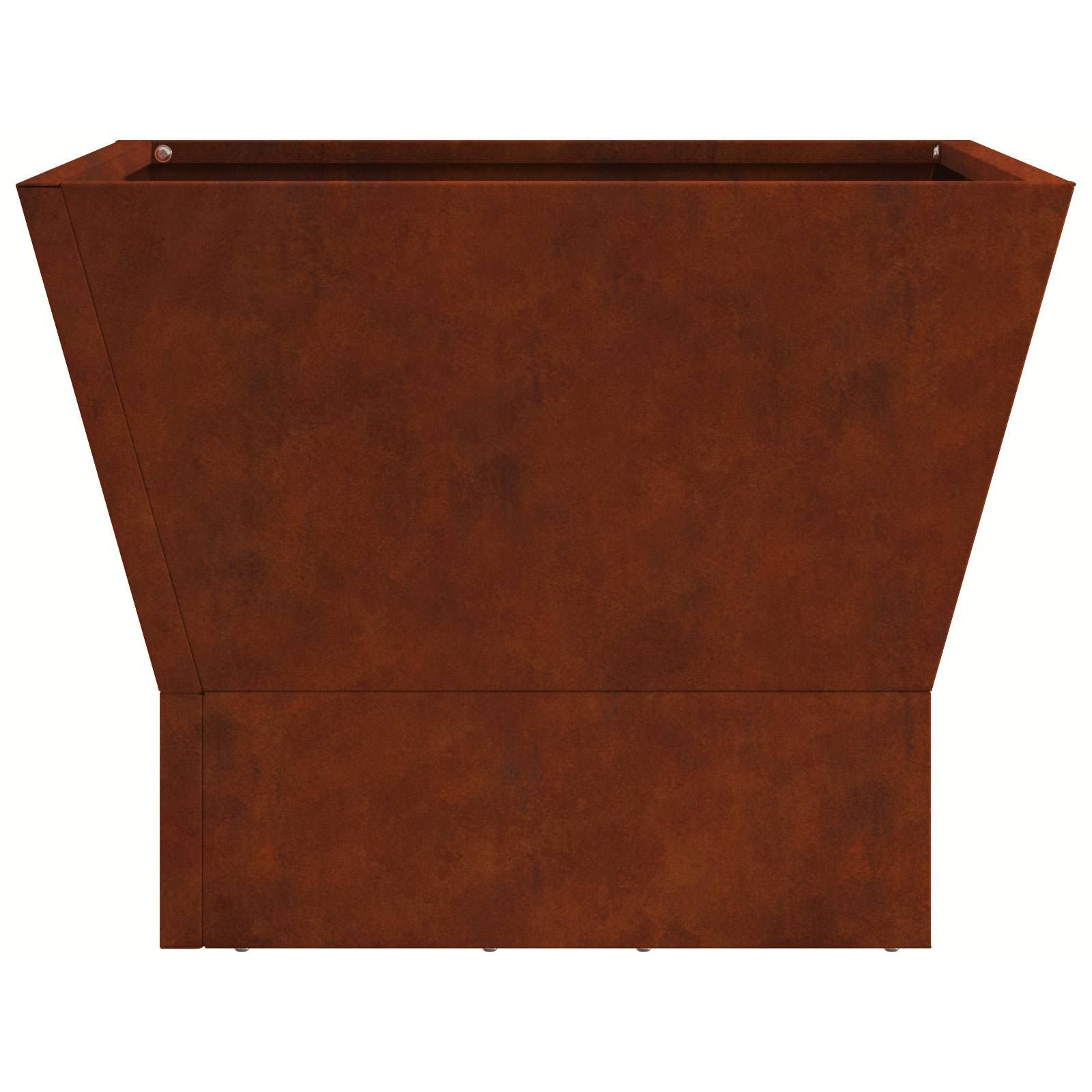 Feuerstelle Rostoptik 40 x 40 x 35 cm Wetterfeststahl