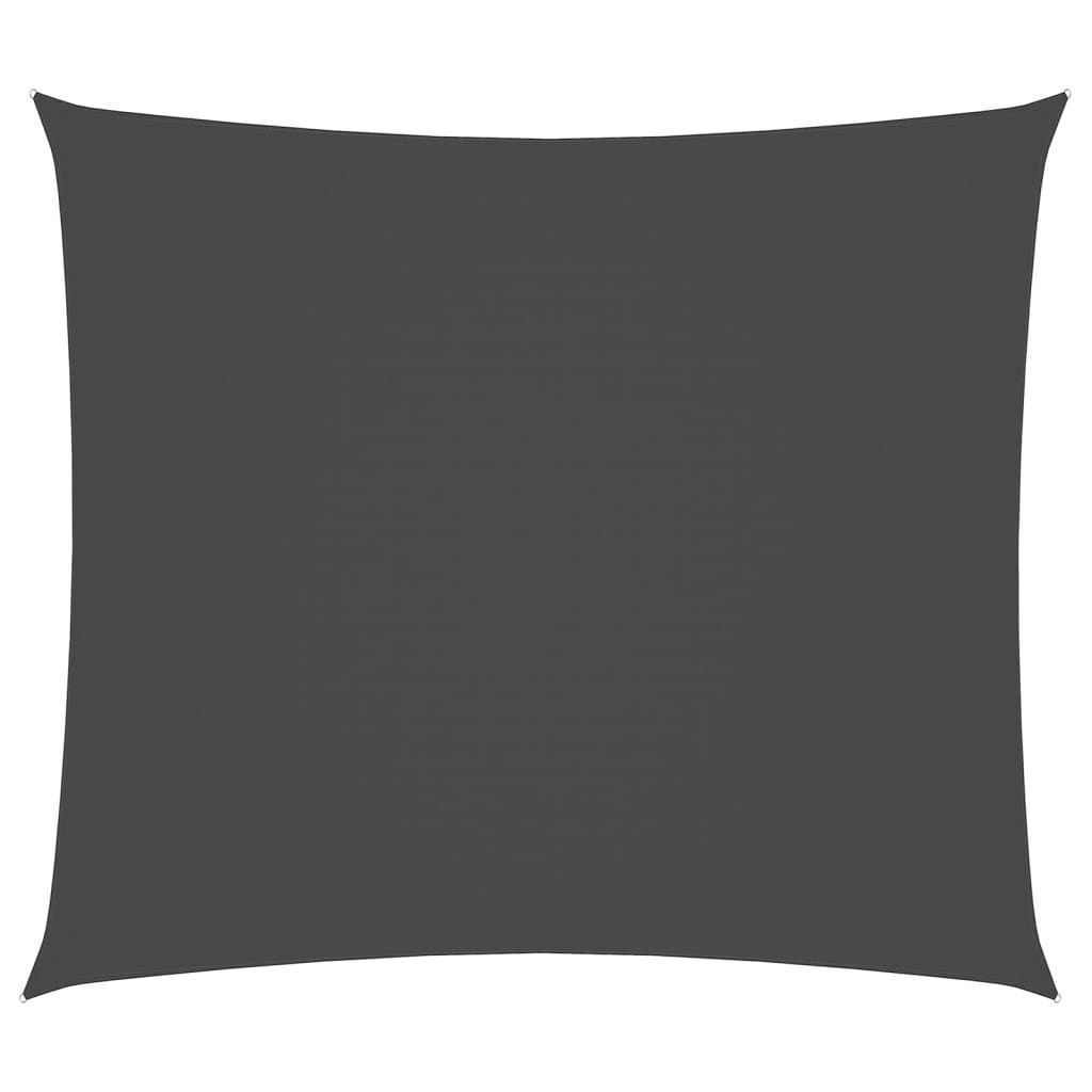 Sonnensegel Oxford-Gewebe Rechteckig 2x2,5 m Anthrazit