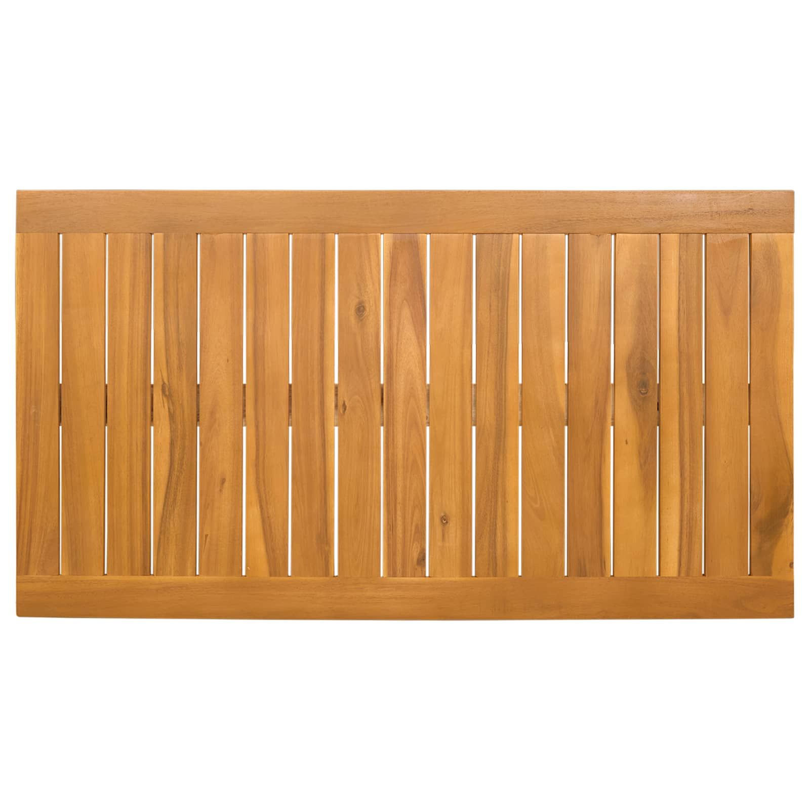 Badematte Uni Braun 100 x 55 cm Holz