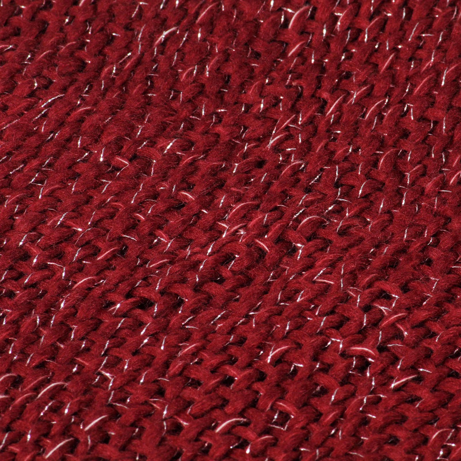 Decke Bordeauxrot 220 x 250 cm Polyester