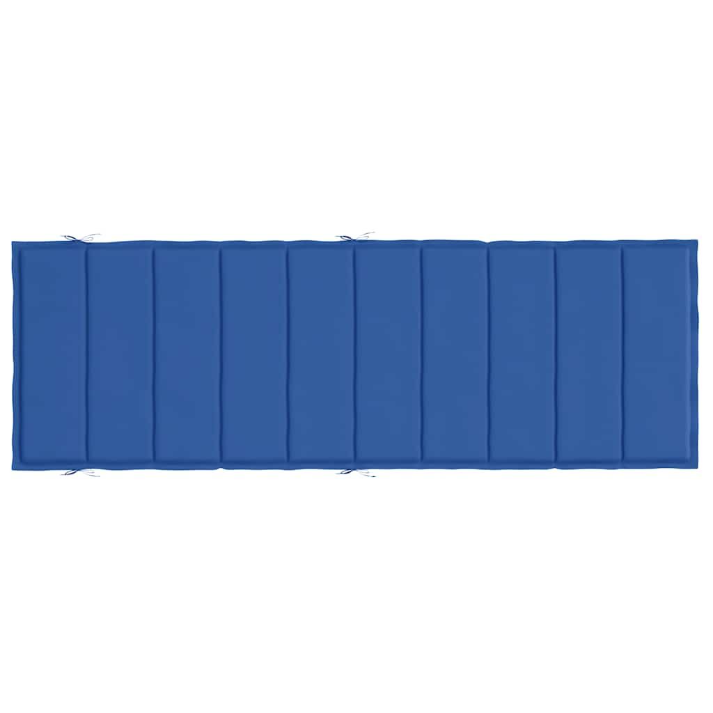 Sonnenliegen-Auflage Königsblau 186x58x4 cm Oxford-Gewebe