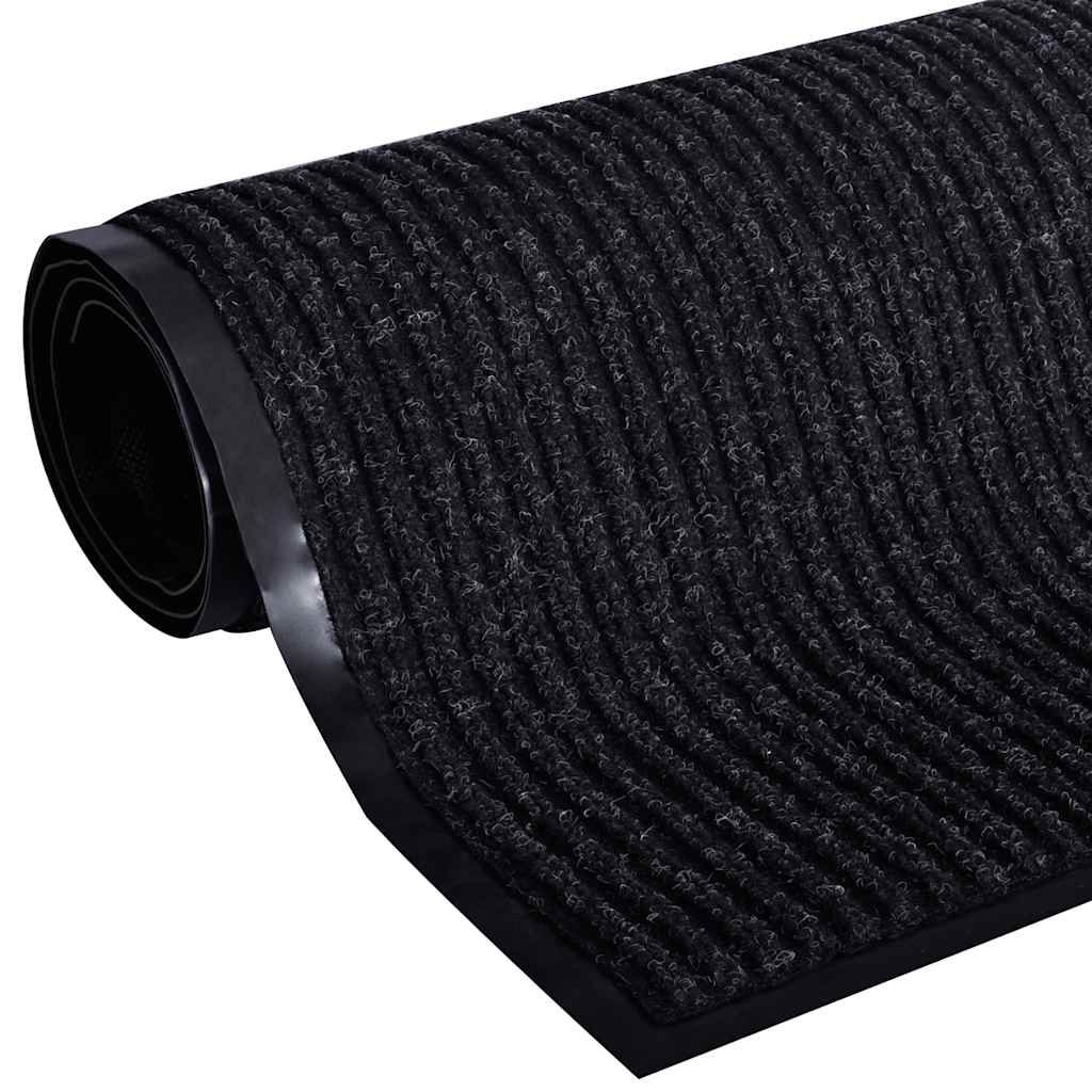 Türmatte Schwarz 90 x 60 cm PVC