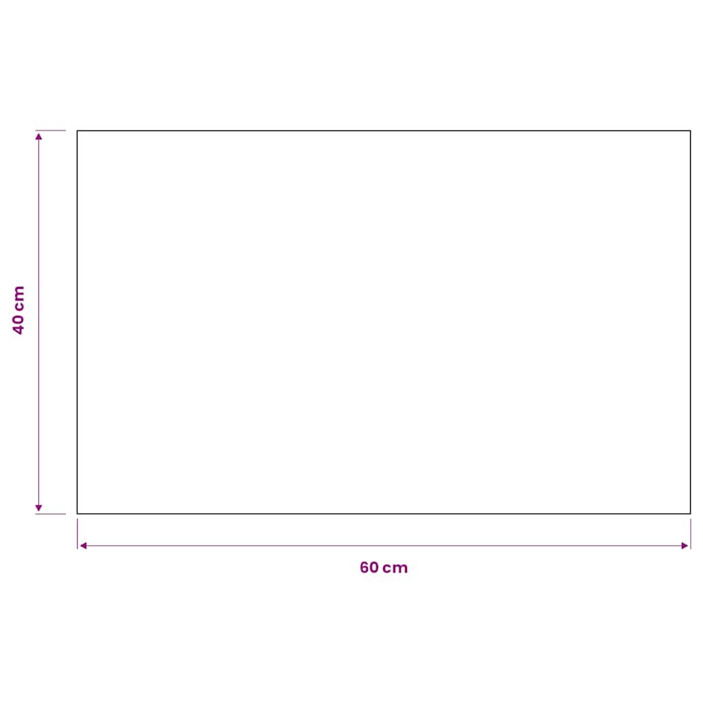 Schmutzfangmatte Rechteckig Getuftet 40x60 cm Schwarz