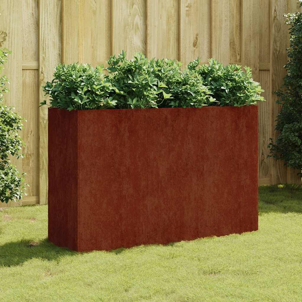 Hochbeet 120x40x80 cm Cortenstahl