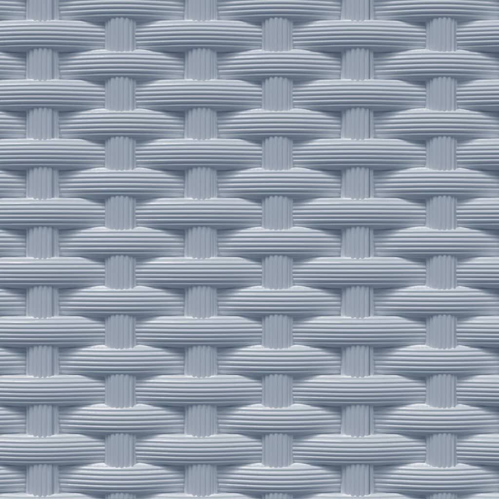 Pflanzkübel 2 Stk. Hellgrau 30x30x37 cm Polypropylen