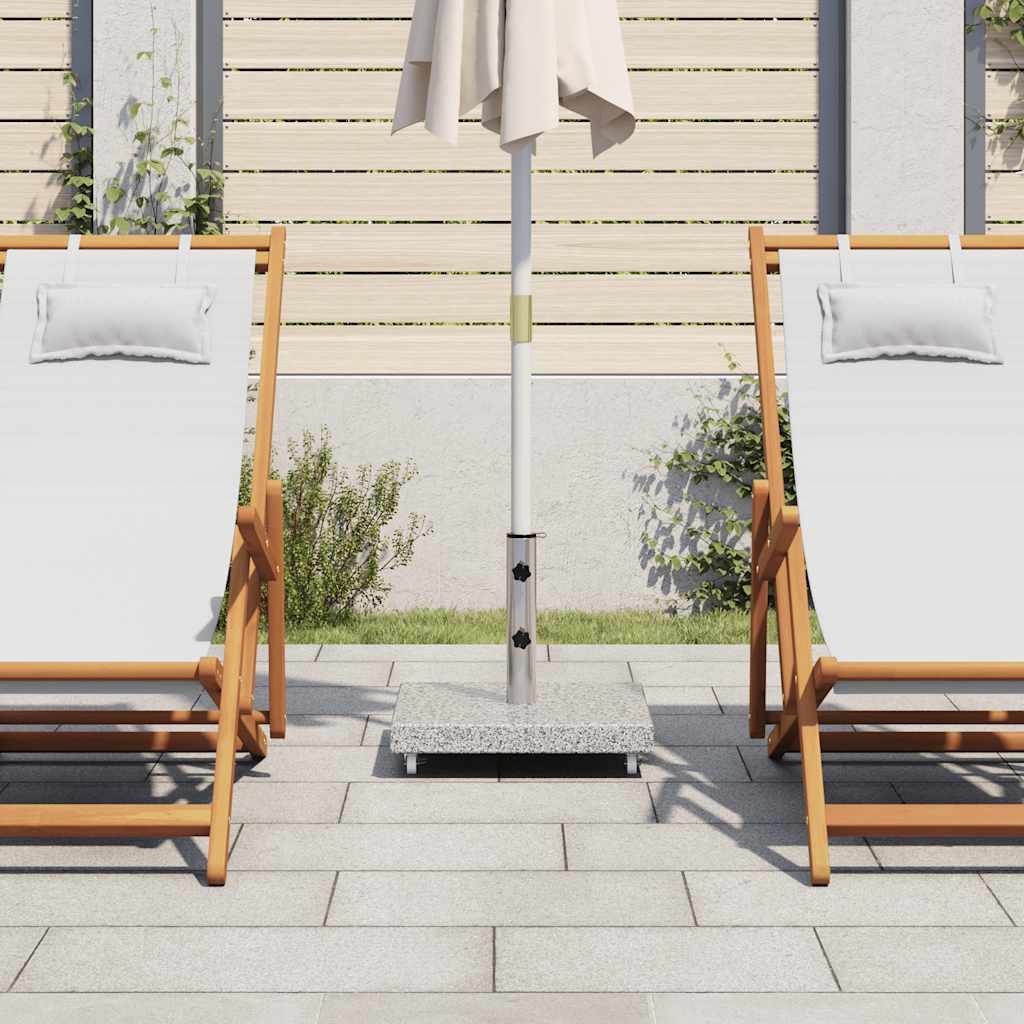 Sonnenschirmständer Granit 30 kg Quadrat Grau