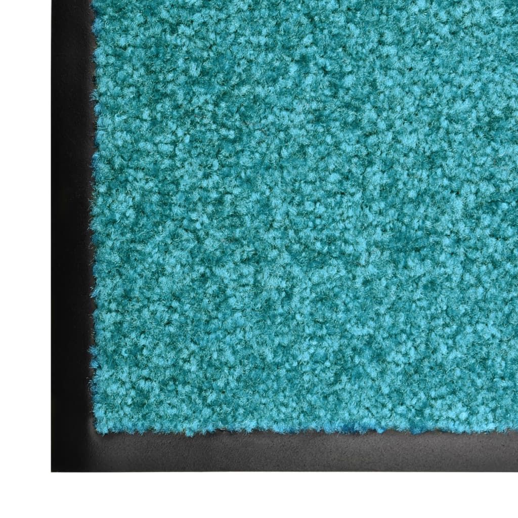 Fußmatte Waschbar Cyan 40x60 cm