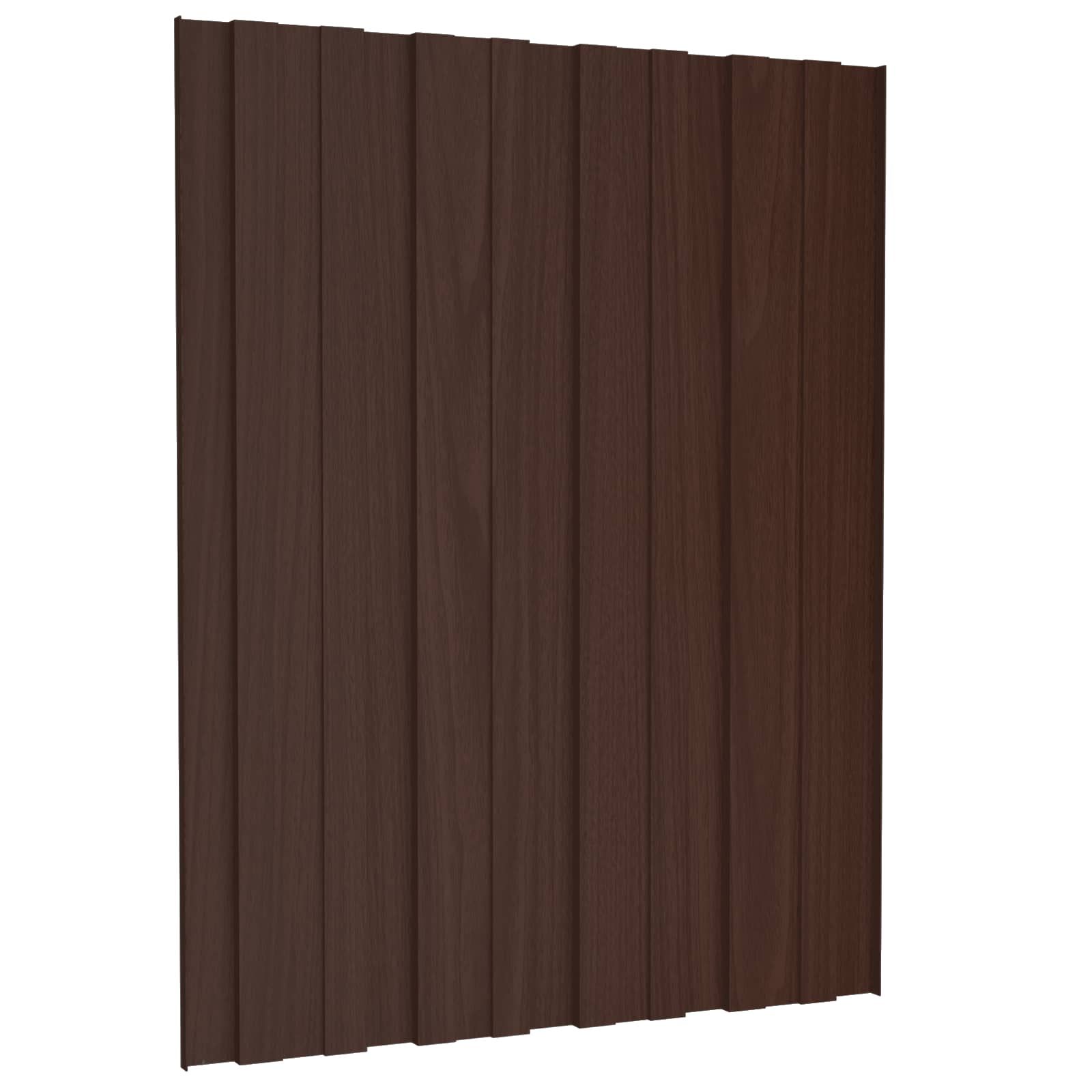 Dachpaneel 12 Stk. Braun 60 x 45 cm Verzinkter Stahl