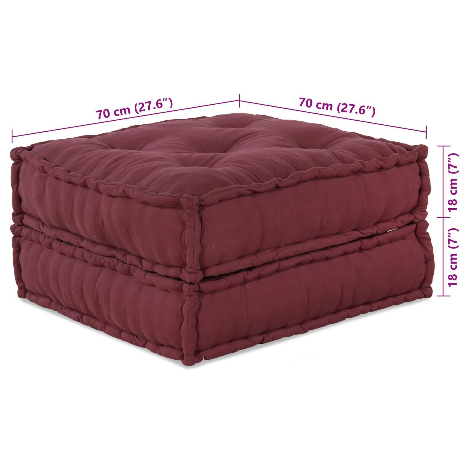 Modulare Sofagarnitur 4 pcs Kastanienbraun Stoff