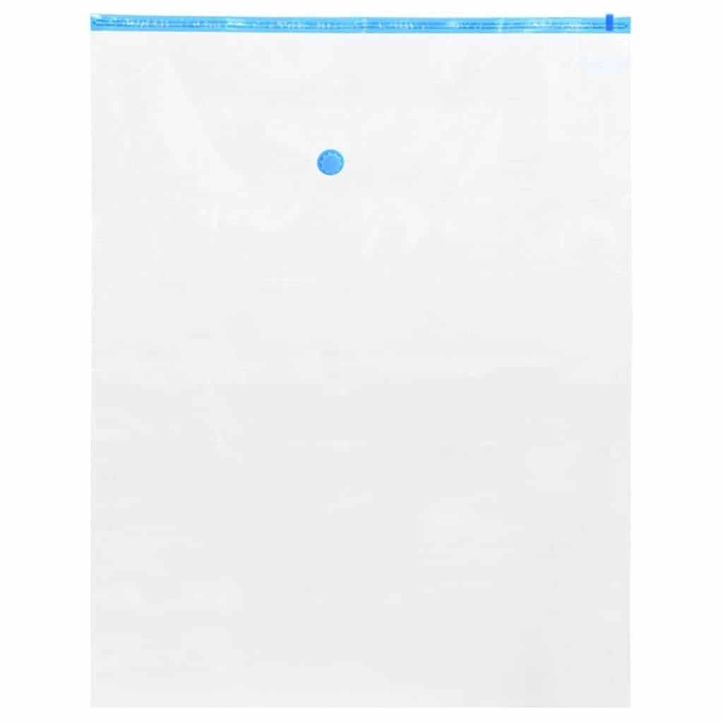 Aufbewahrungstaschen 5 pcs Transparent und Blau 130 x 100 cm
