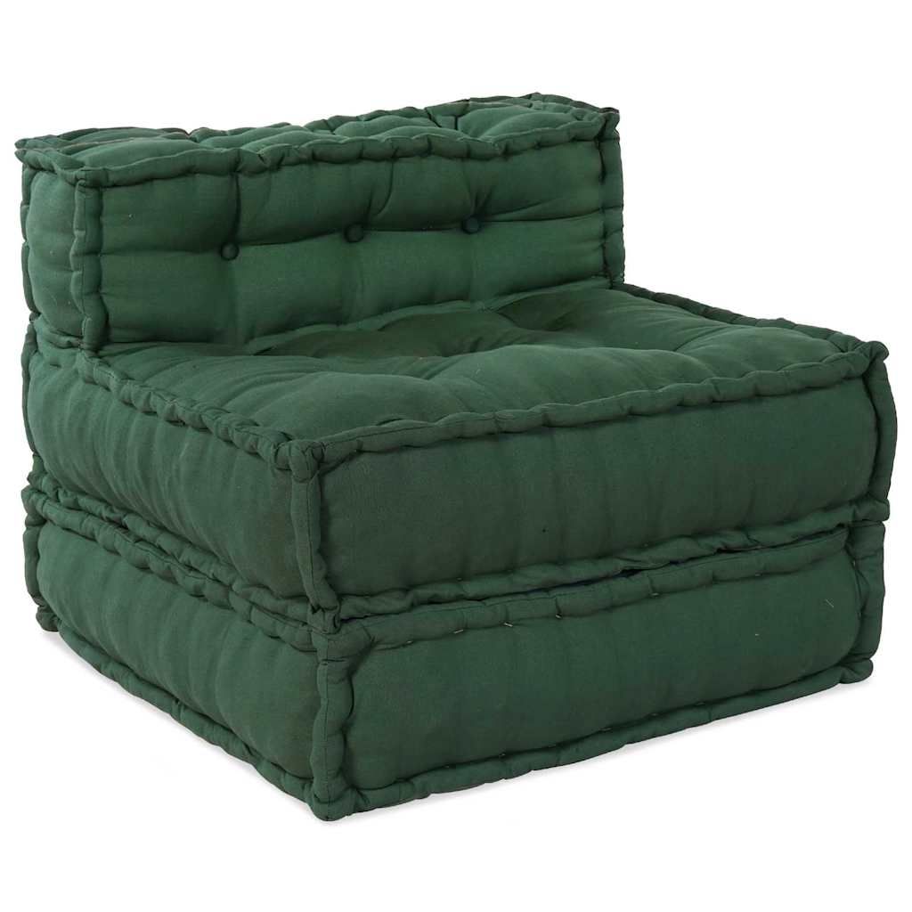 Modulare Sofagarnitur 4 pcs Grün Stoff
