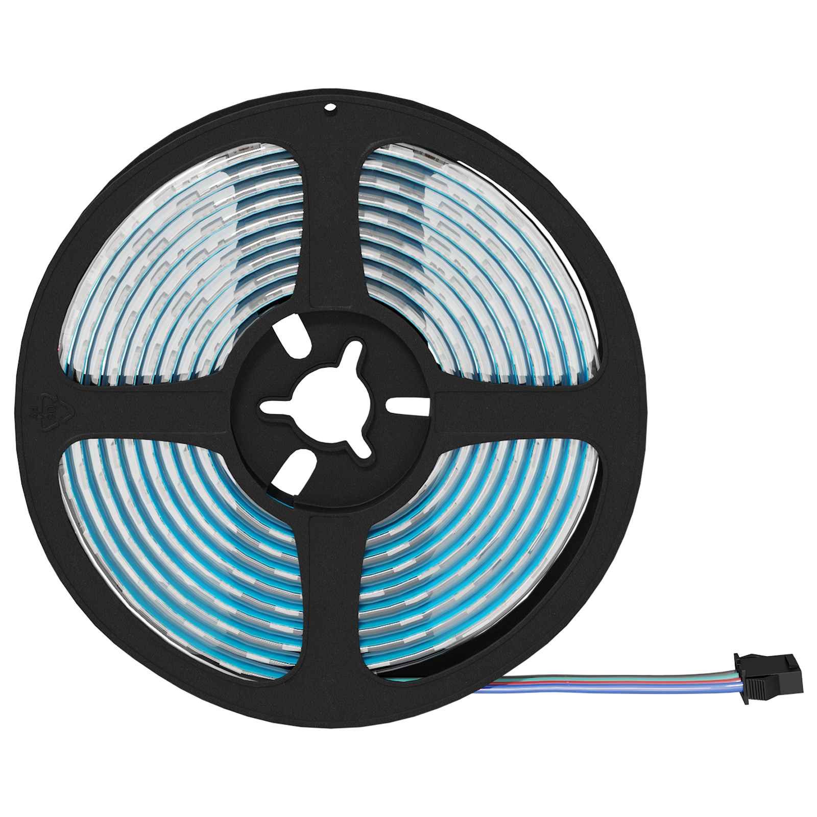 LED-Streifen 2 stk. Schwarz und Transparent