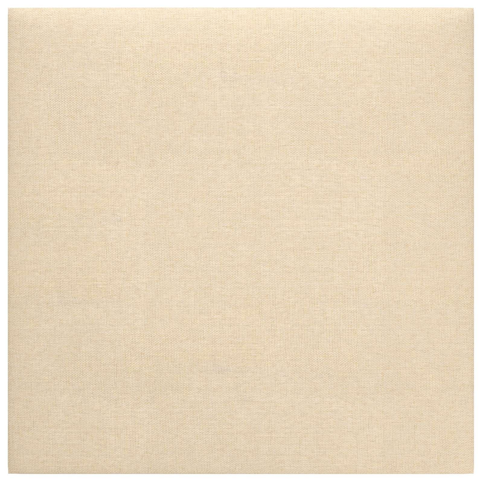 Wandkopfteilen 12 pcs Creme 30 x 30 cm Stoff