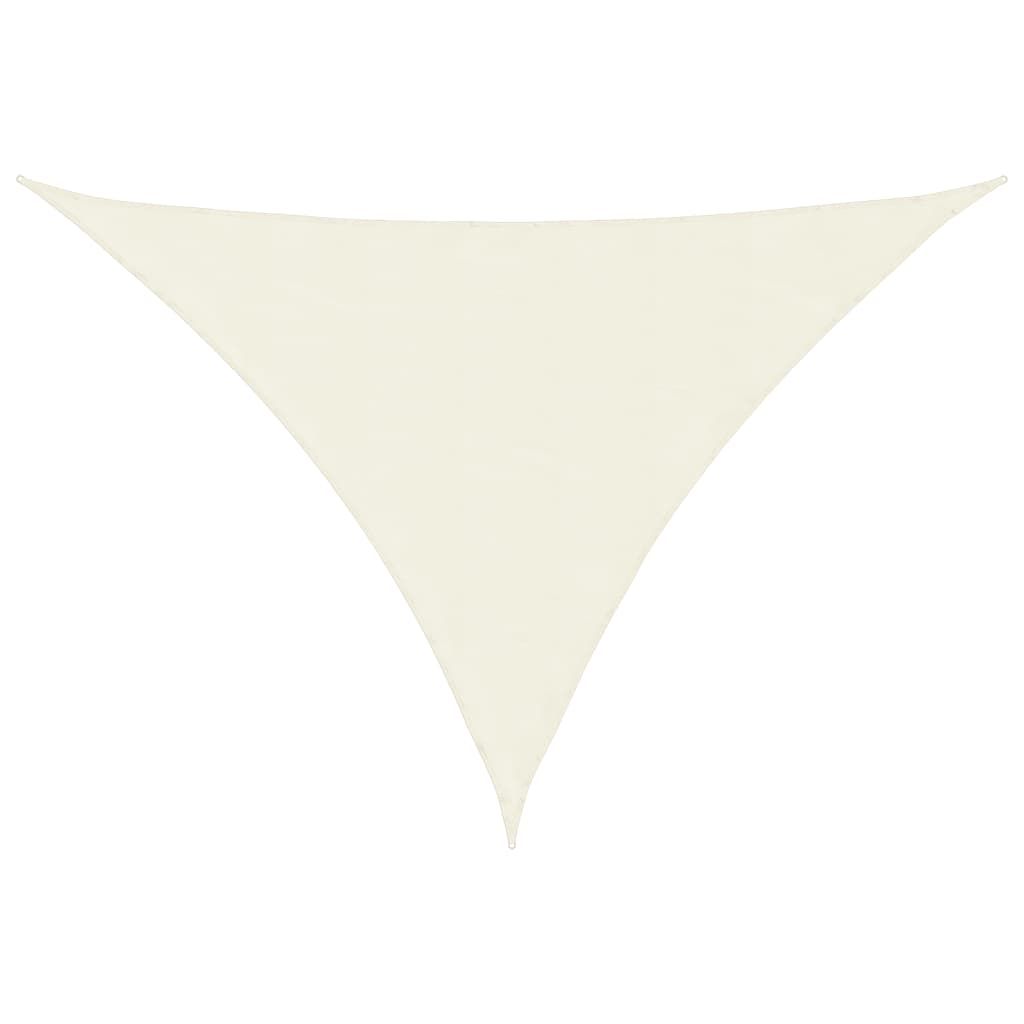 Sonnensegel Oxford-Gewebe Dreieckig 2,5x2,5x3,5 m Creme