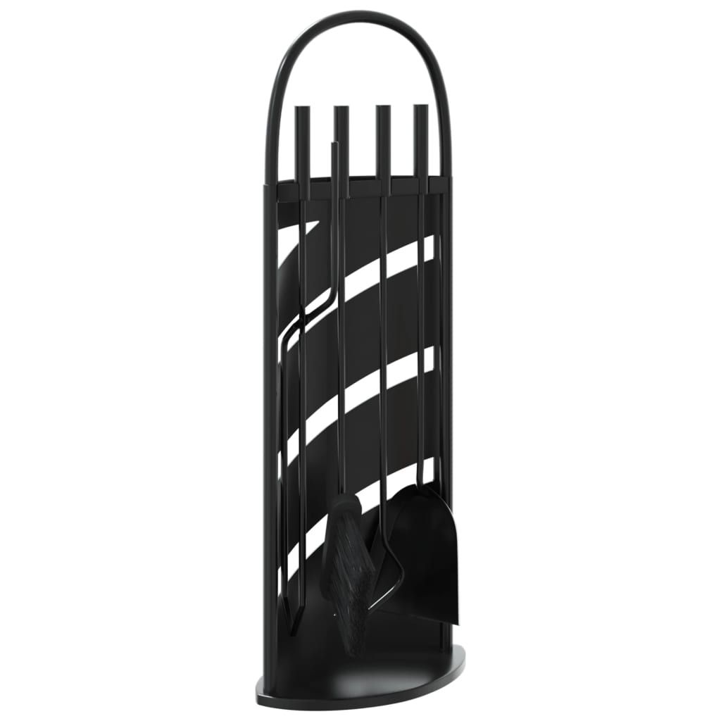 5-teiliges Kaminbesteck-Set 23 x 15 x 66 cm Stahl