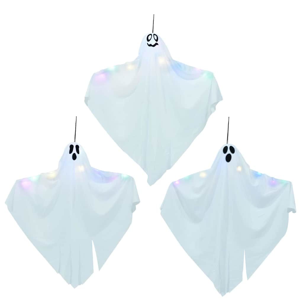 Hängender Halloween Geist 3 pcs Weiß 52 x 62 cm Polyester