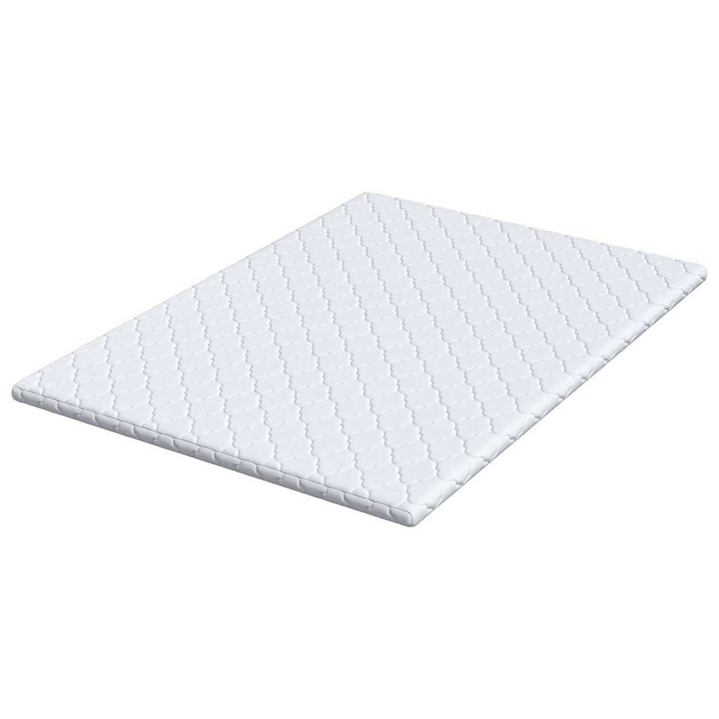 Kokosnuss Topper Weiß 140 x 200 cm Jacquard-Stoff