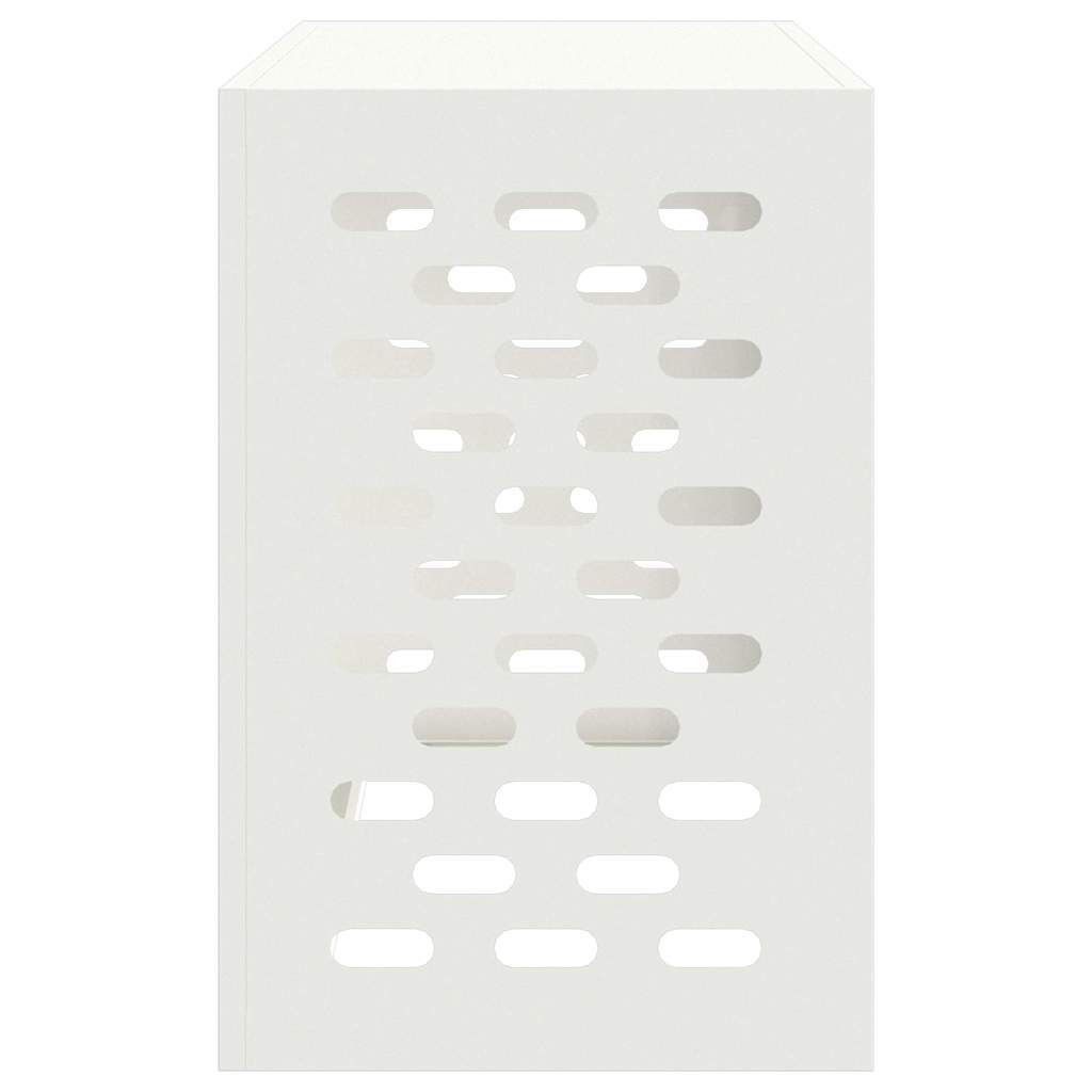 Klimaanlagenabdeckung Weiß 90 x 40 x 60 cm Stahl