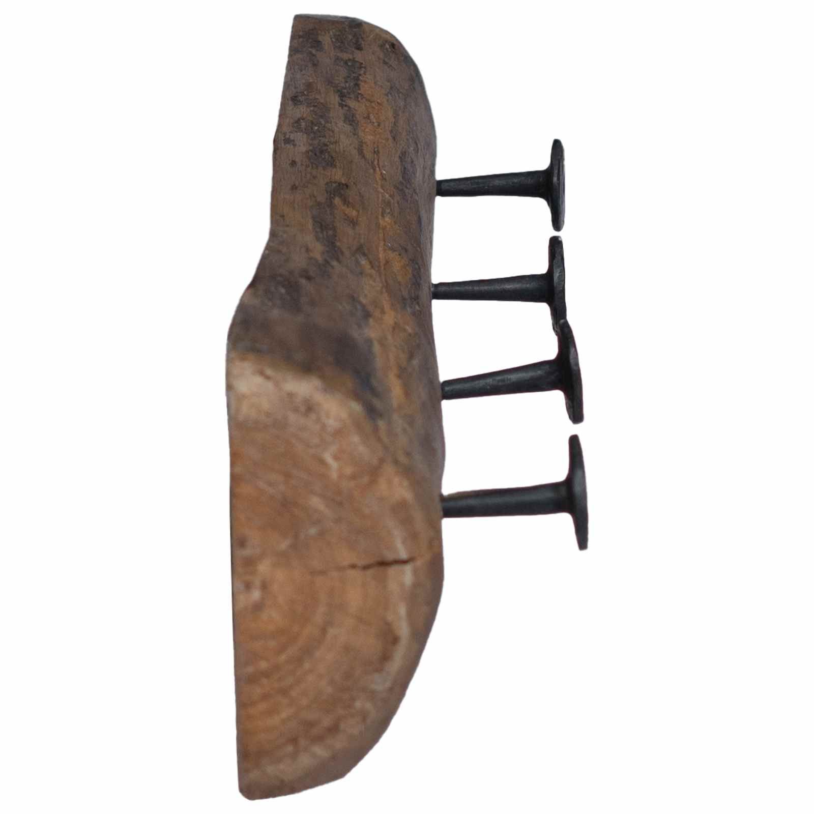 Kleiderbügel Braun 50 x 8 x 12 cm Massives upgecyceltes Holz