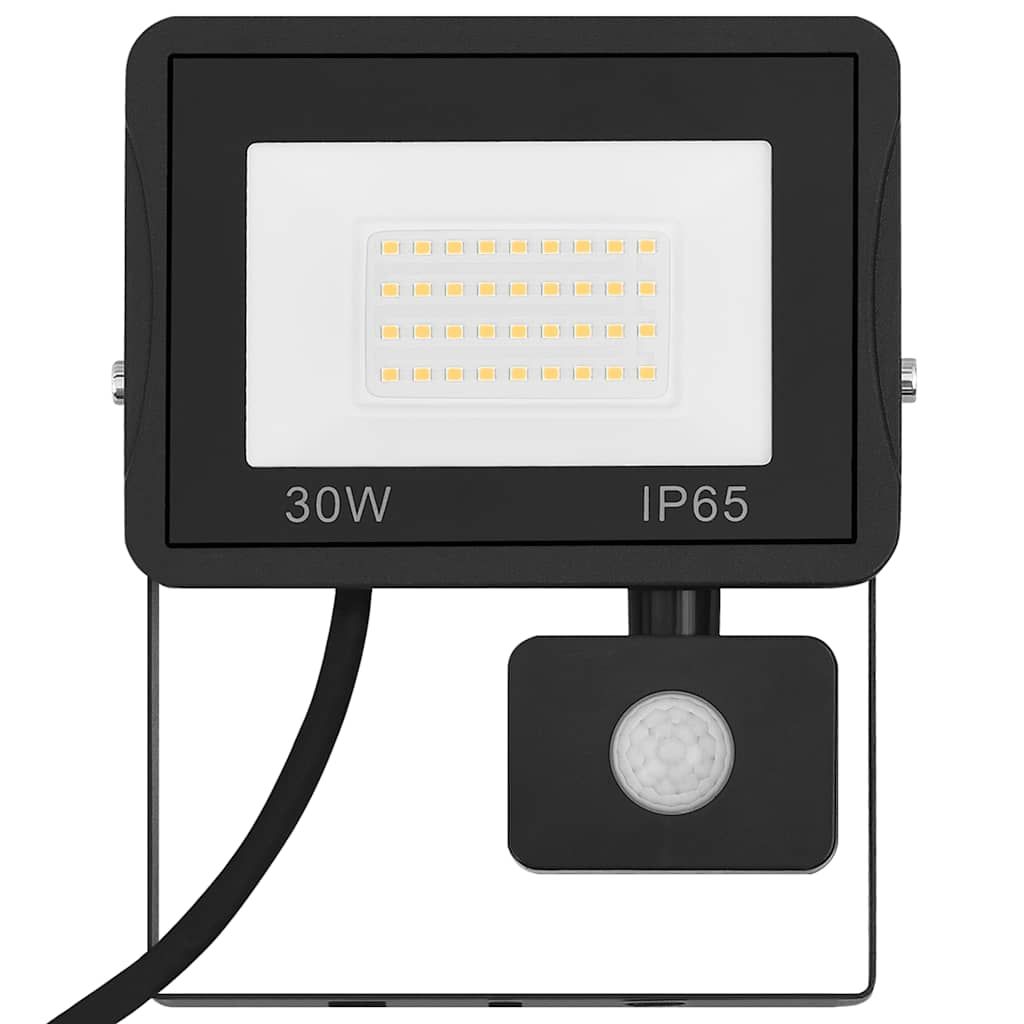 LED-Fluter mit Sensor 30 W Warmweiß