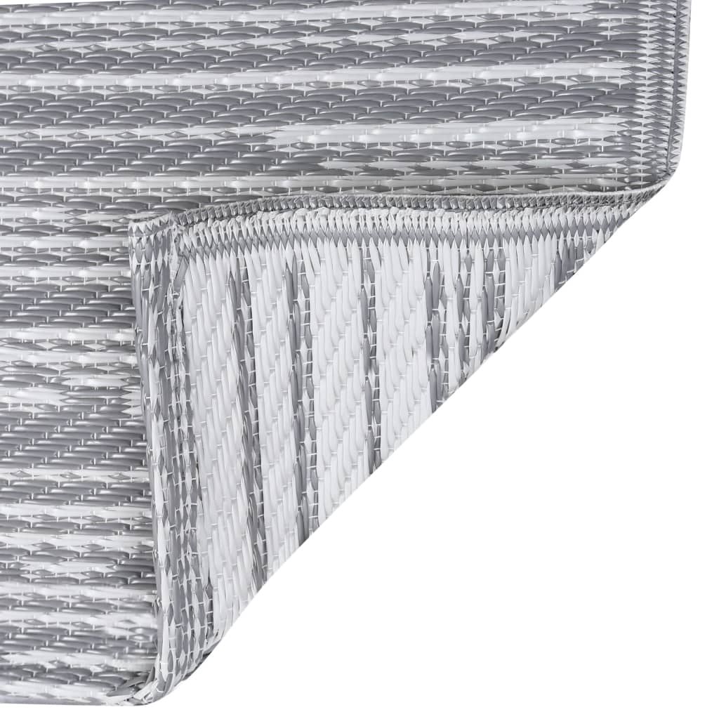 Outdoor-Teppich ARAKIL Grau 160x230 cm PP