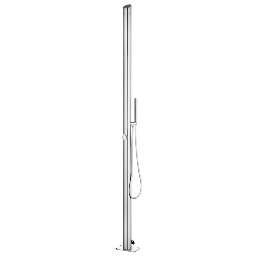 Gartendusche 220 cm Edelstahl