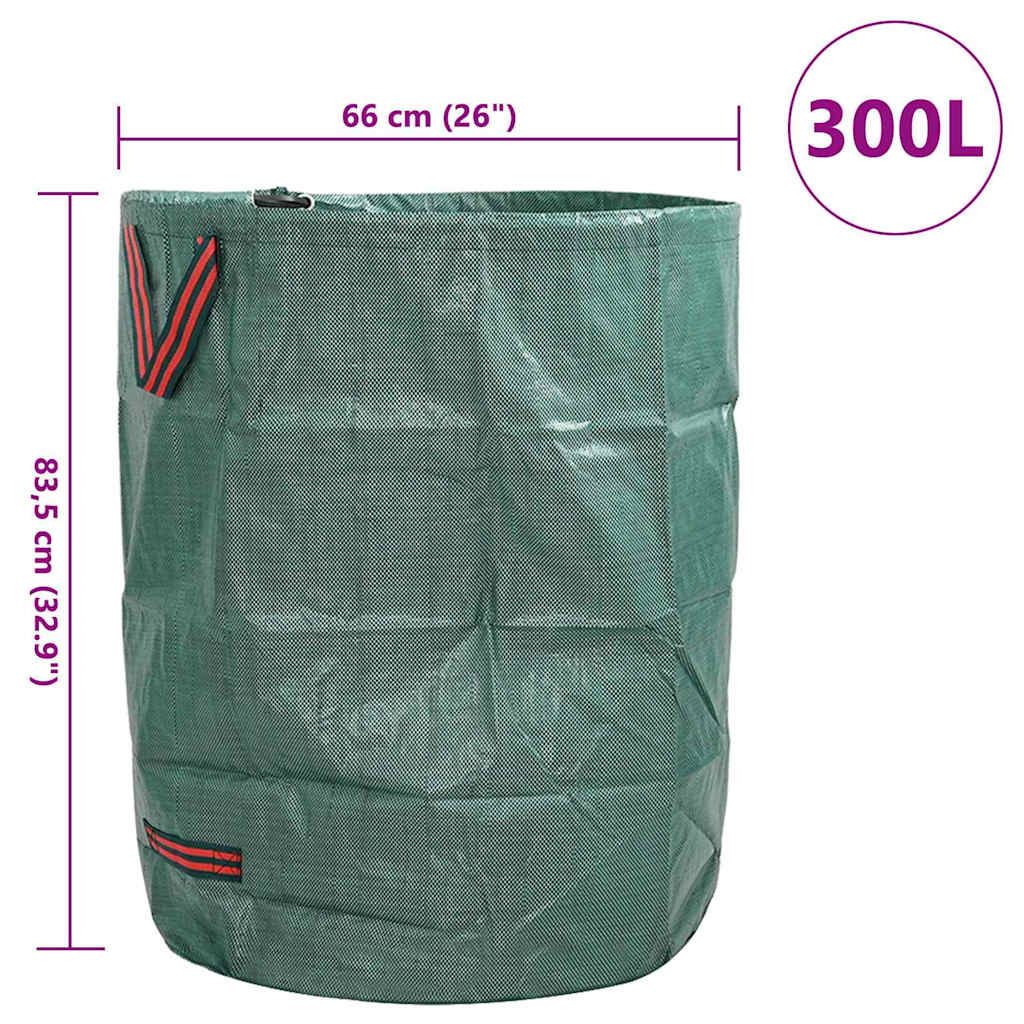Gartenmüllsäcke 4 stk. 300 l Grün Polypropylen