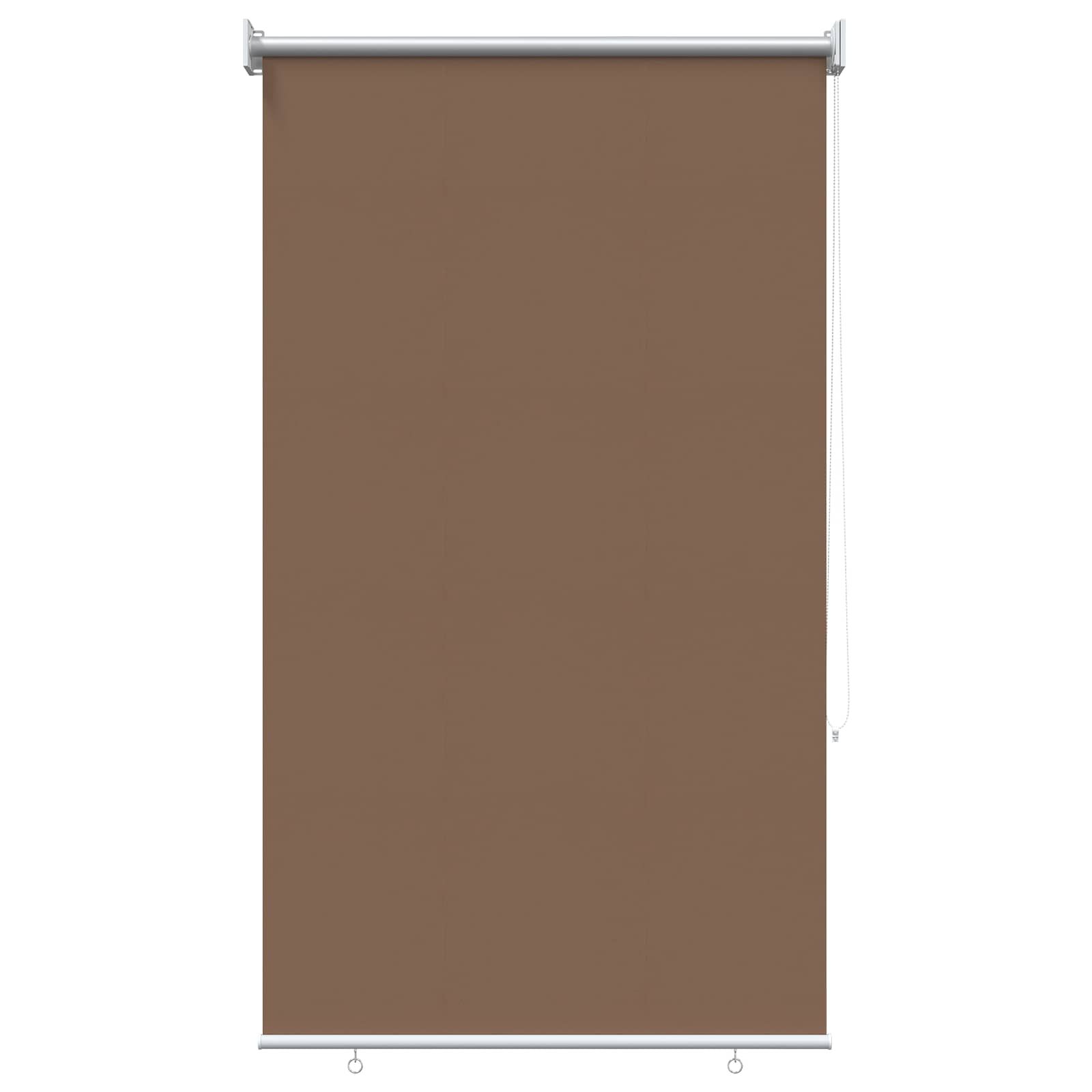 Rollo mit UV-Schutz Taupe 100 x 140 cm Polyester