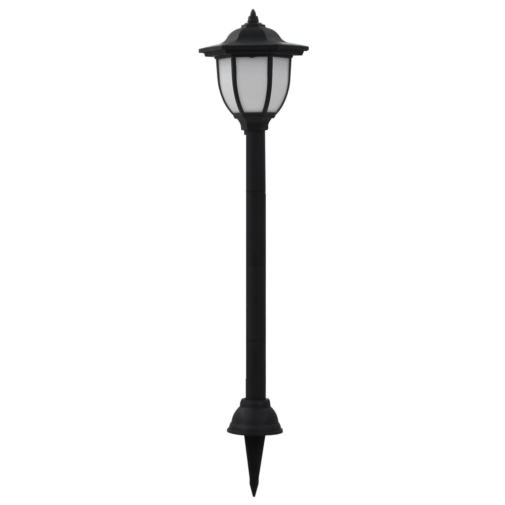 Solar-Außenleuchten 6 Stk. LED Schwarz