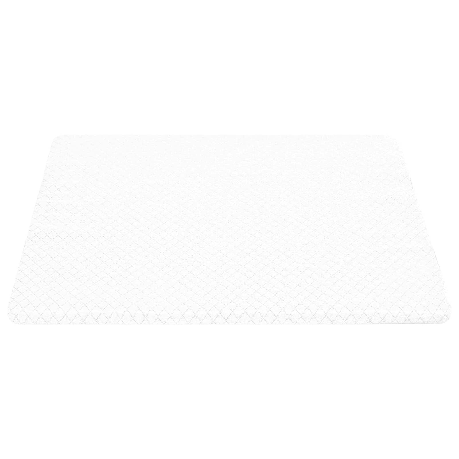 Keil Kopfkissen Uni Weiß 69 x 64 x 19 cm Viscoschaum