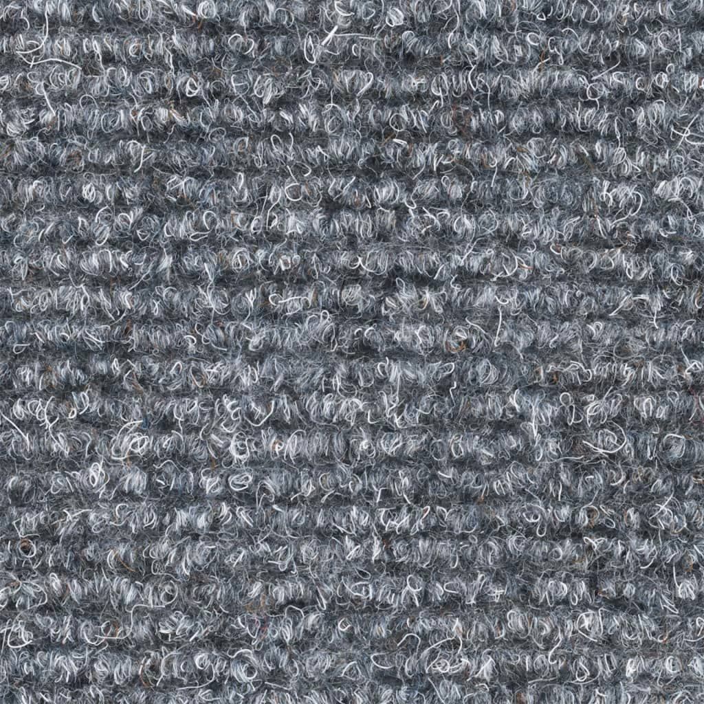 Stufenmatten Selbstklebend 15 Stk. 65x21x4 cm Hellgrau Halbrund Groß