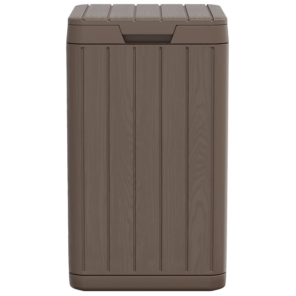 Outdoor-Mülltonne Braun 38x38x65 cm PP