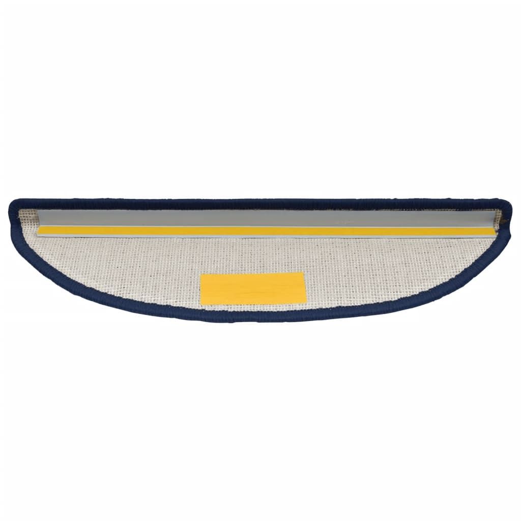 Stufenmatten 15 Stk. 56x17x3 cm Blau Halbrund