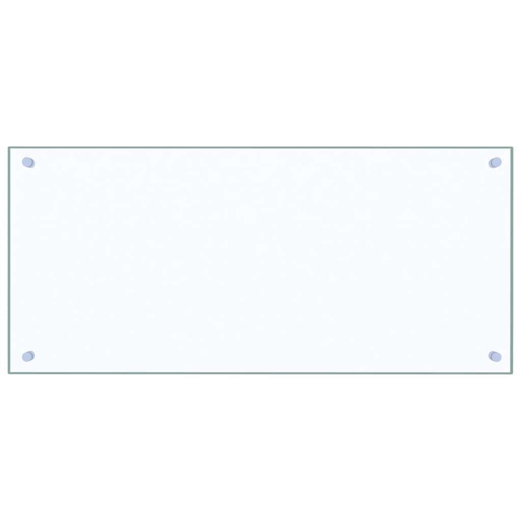 Küchenrückwand Transparent 90×40 cm Hartglas