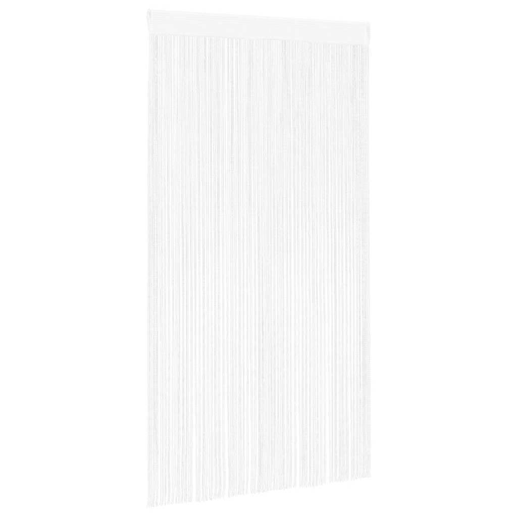 Fadenvorhang 2 Stk.100 x 250 cm Weiß
