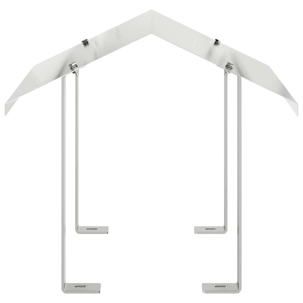 Kaminhaube Silber 40 x 40 x 37,5 cm Edelstahl