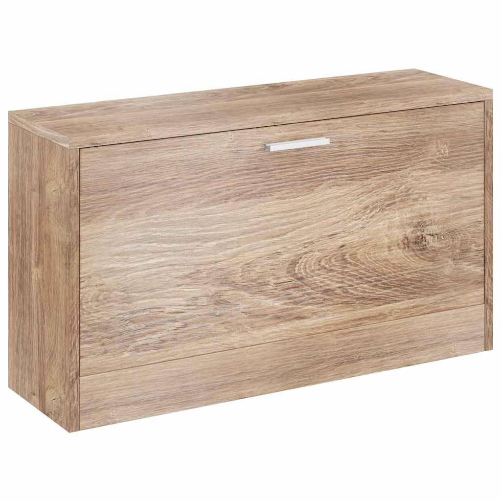 Schuhbank Eiche 80x24x45 cm
