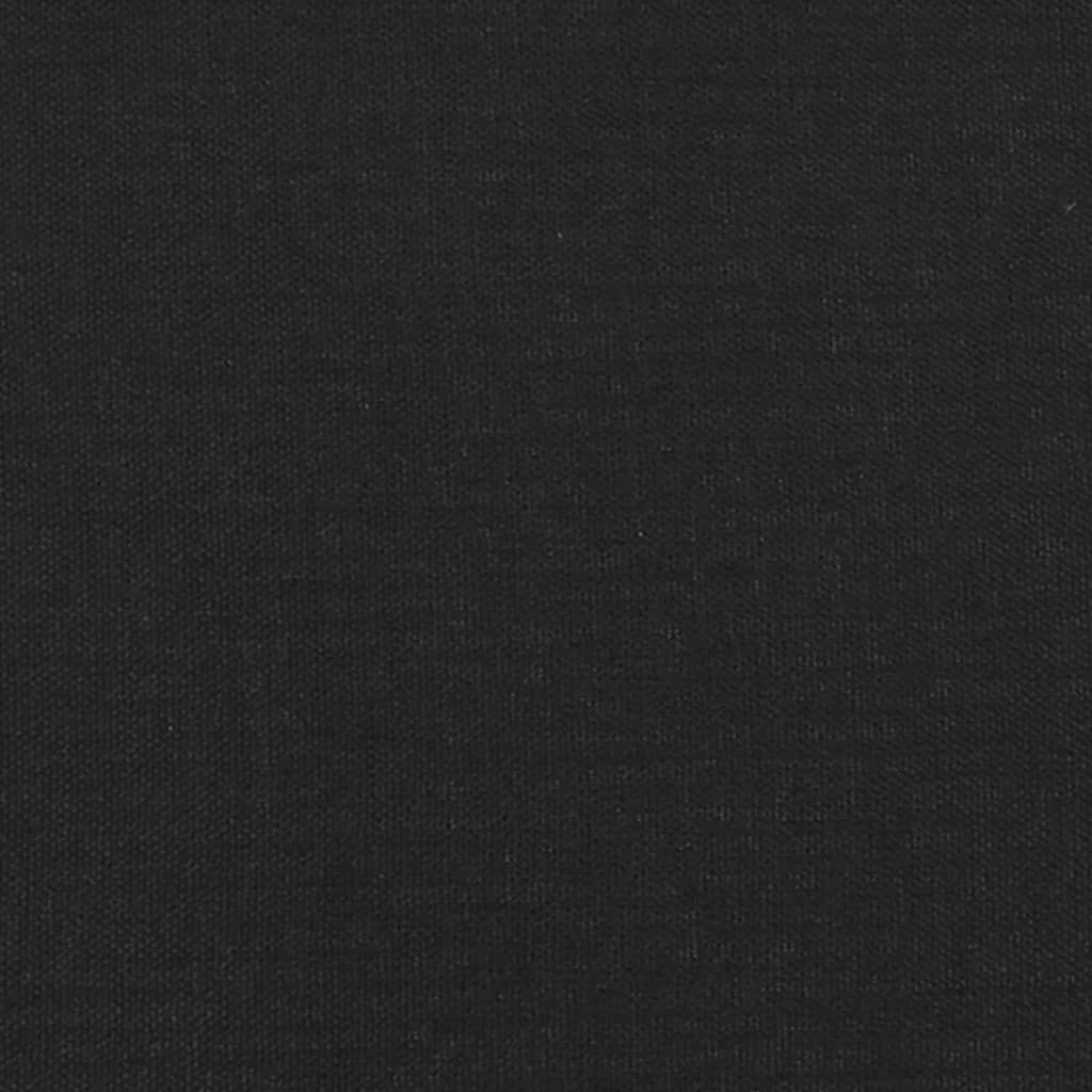 Zierkissen 2 Stk. Schwarz 40x40 cm Stoff