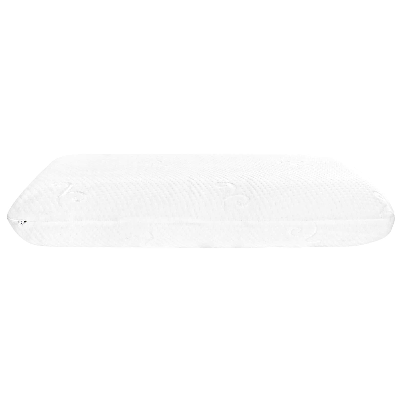 Schlafkissen Uni Weiß 60 x 40 x 13 cm Gel-Speicherschaum