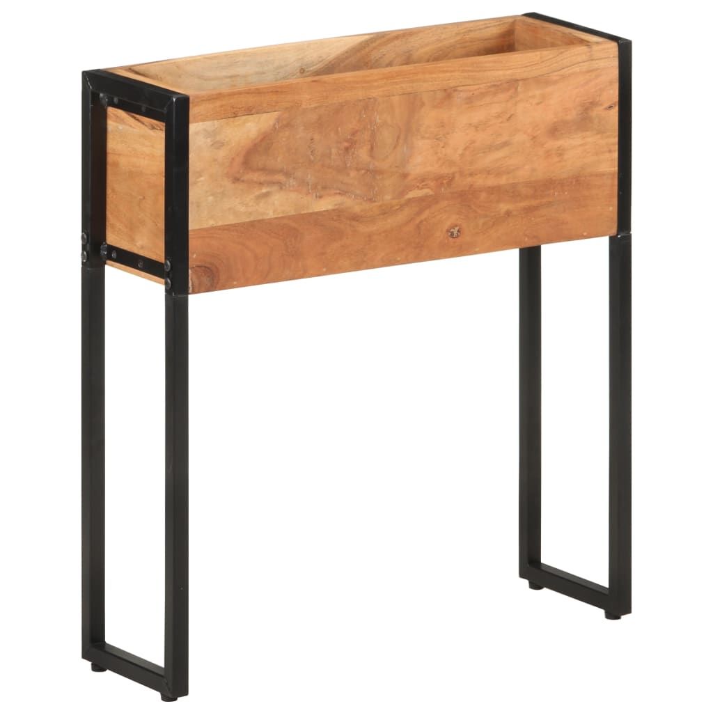 Pflanzkübel 60x20x68 cm Massivholz Akazie