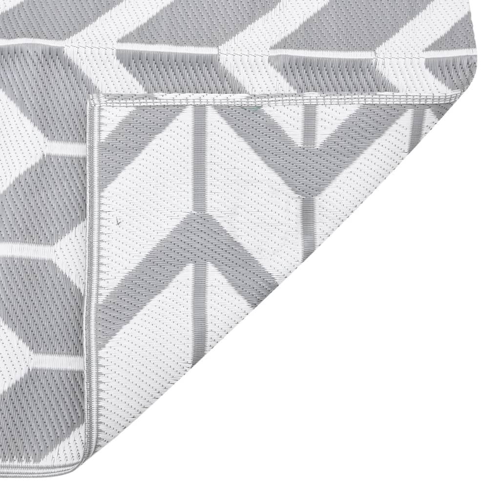 Outdoor-Teppich ARAKIL Grau 160x230 cm PP