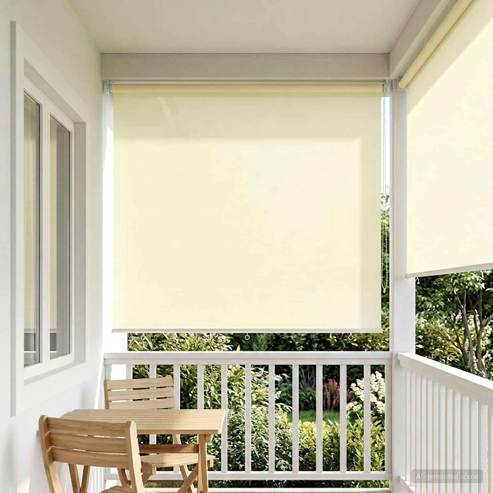 Rollo mit UV-Schutz Creme 200 x 140 cm Polyester