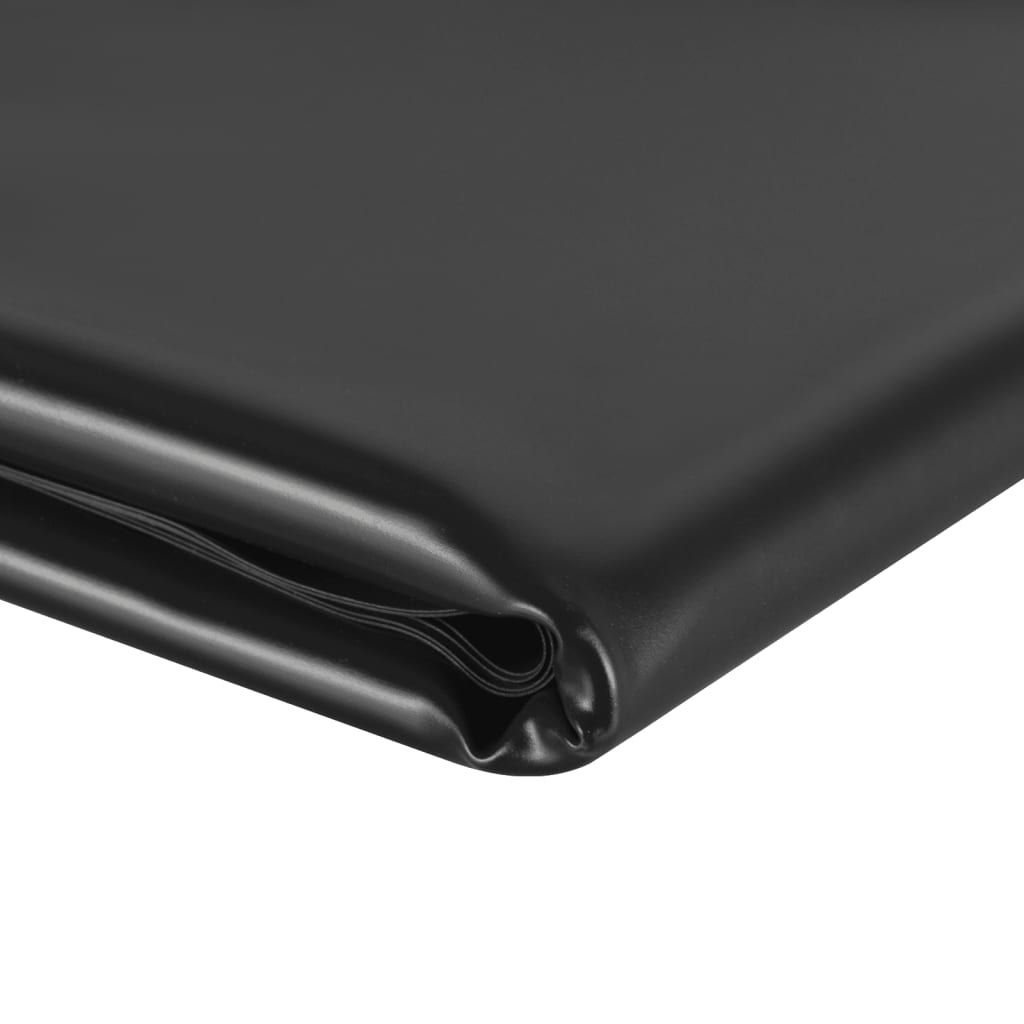 Teichfolie Schwarz 2x2 m PVC 0,5 mm
