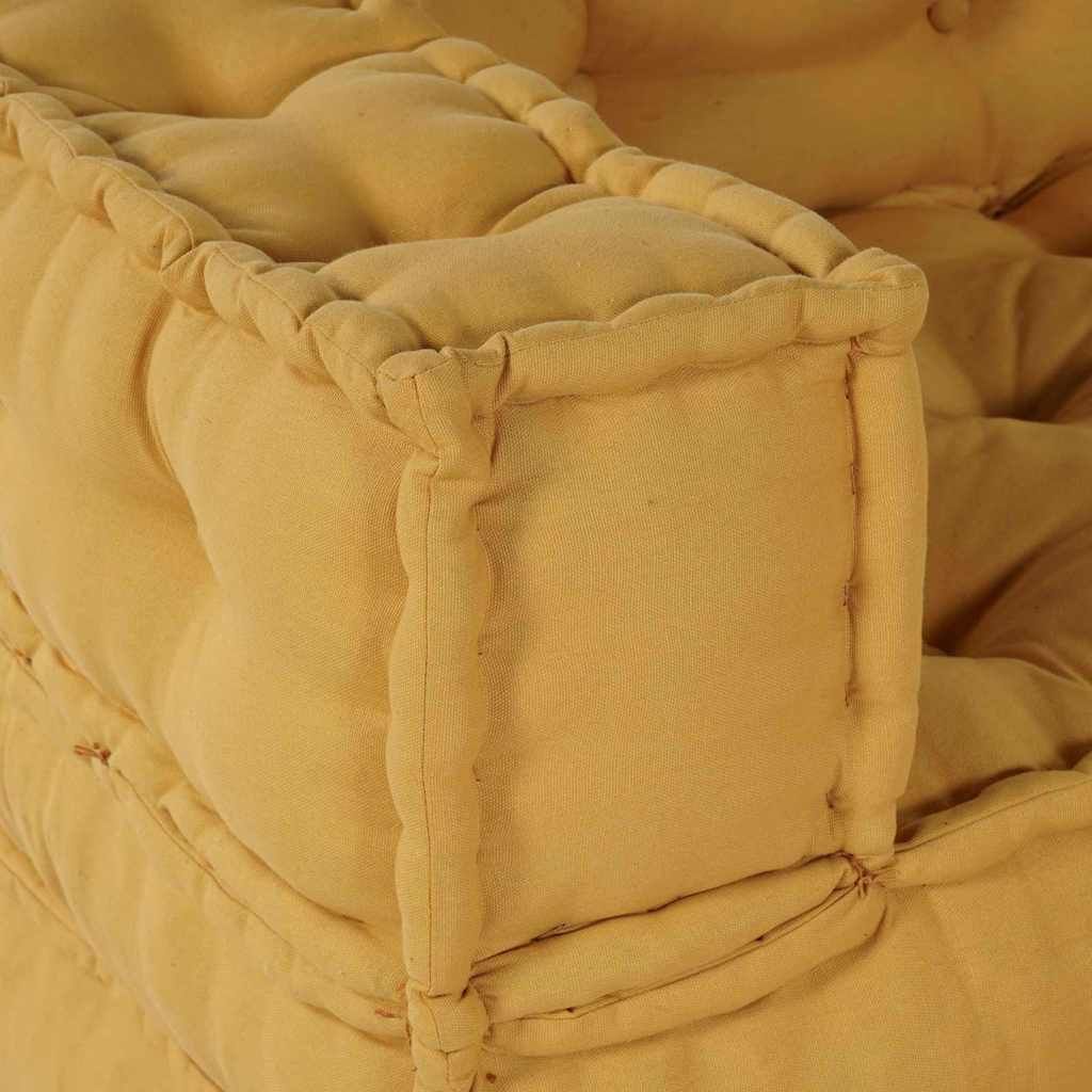 Modulare Sofagarnitur 4 pcs Gelb Stoff