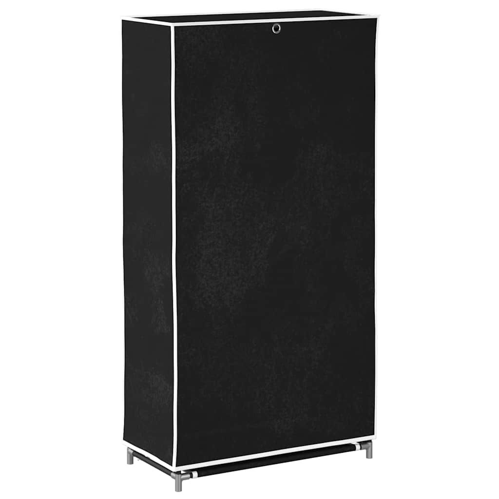 Schuhschrank Schuhregal Schuhablage 5 Schicht 58x28x106 cm Schwarz