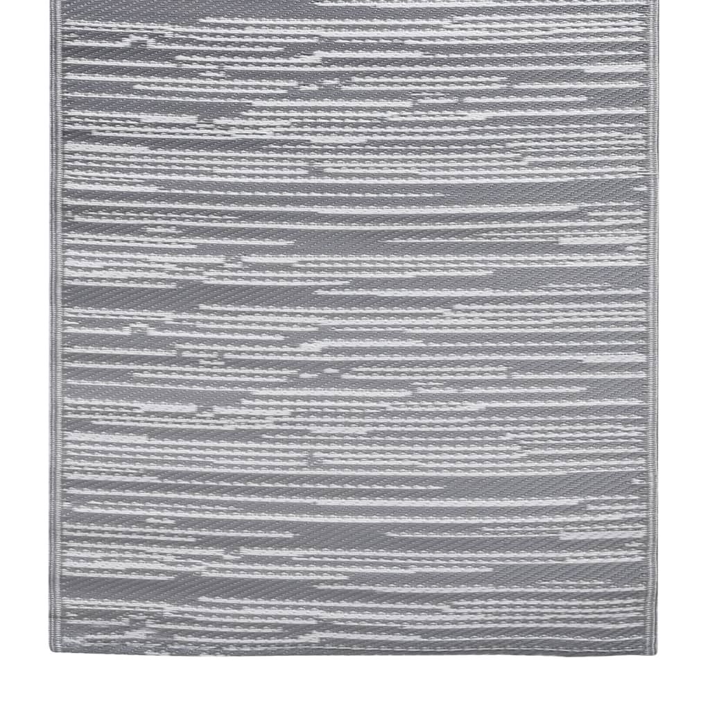 Outdoor-Teppich ARAKIL Grau 190x290 cm PP