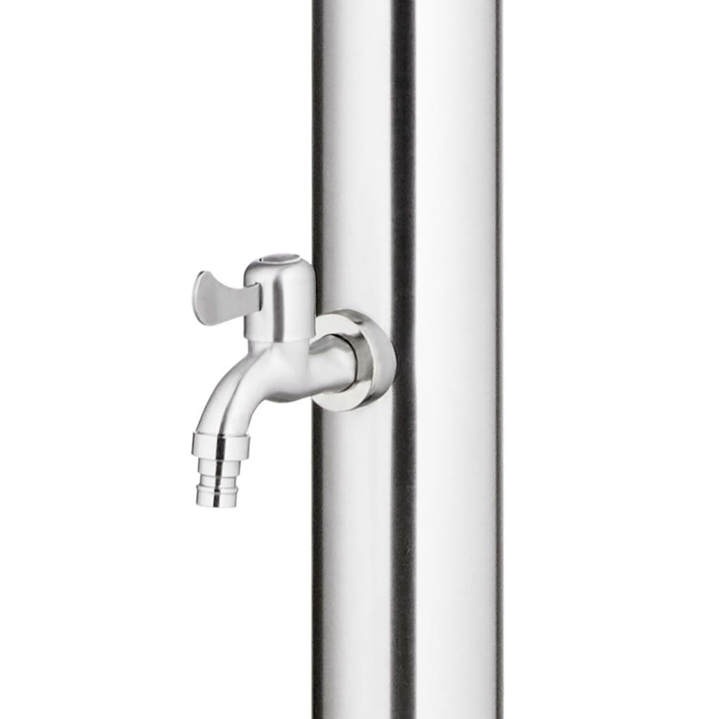 Gartendusche 215 cm Edelstahl