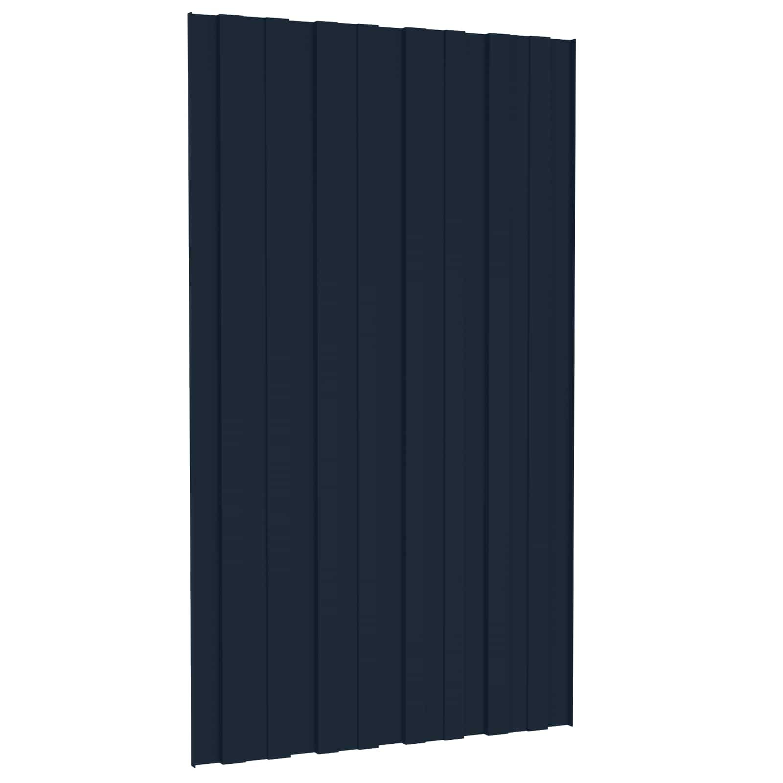 Dachpaneel 36 pcs Anthrazit 80 x 45 cm Verzinkter Stahl