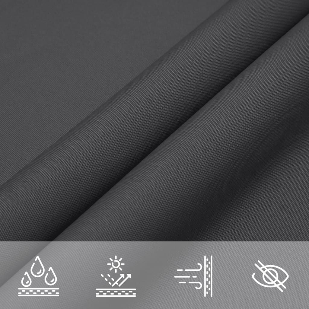 Sonnensegel Oxford-Gewebe Quadratisch 6x6 m Anthrazit