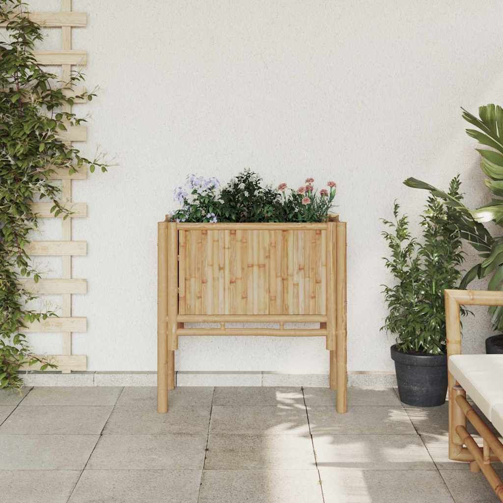 Hochbeet Braun 70 x 35 x 70 cm Bambus